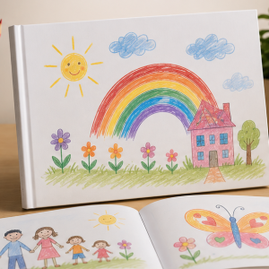 A4 Landscape Art Book